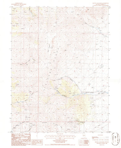 United States Geological Survey Mount Callaghan, NV (1986, 24000-Scale) digital map