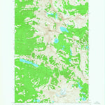 United States Geological Survey Mount Calowahcan, MT (1965, 24000-Scale) digital map