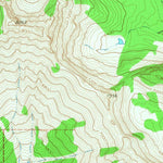 United States Geological Survey Mount Calowahcan, MT (1965, 24000-Scale) digital map