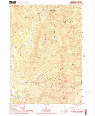 United States Geological Survey Mount Cardigan, NH (1998, 24000-Scale) digital map