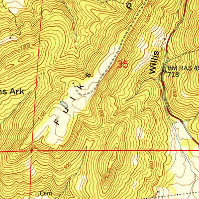 United States Geological Survey Mount Carmel, AL (1950, 24000-Scale) digital map
