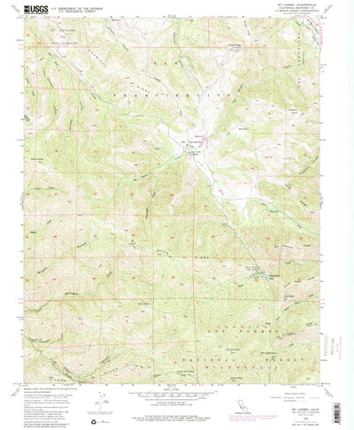 United States Geological Survey Mount Carmel, CA (1956, 24000-Scale) digital map