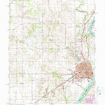 United States Geological Survey Mount Carmel, IL-IN (1959, 24000-Scale) digital map