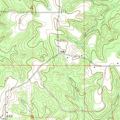 United States Geological Survey Mount Carmel, MS (1970, 24000-Scale) digital map