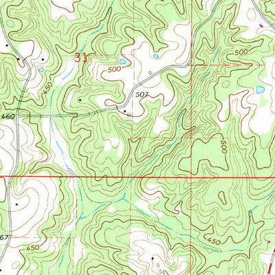 United States Geological Survey Mount Carmel, MS (1970, 24000-Scale) digital map