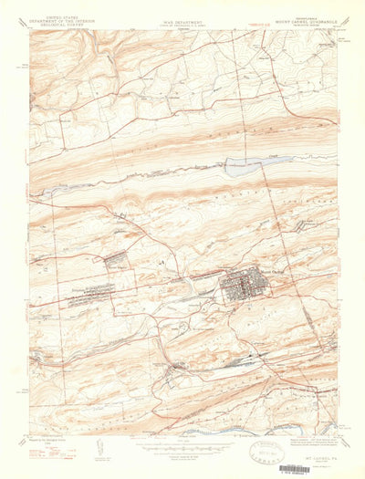 United States Geological Survey Mount Carmel, PA (1947, 24000-Scale) digital map