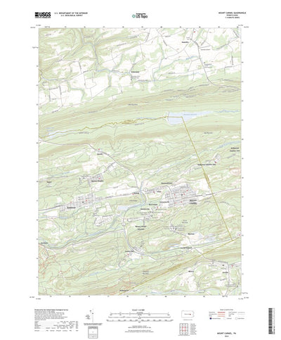 United States Geological Survey Mount Carmel, PA (2023, 24000-Scale) digital map