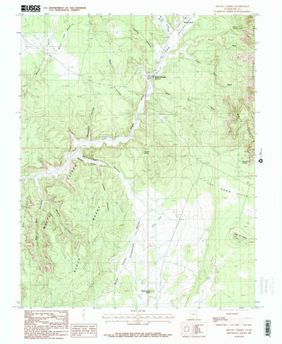 United States Geological Survey Mount Carmel, UT (1985, 24000-Scale) digital map