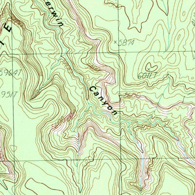 United States Geological Survey Mount Carmel, UT (1985, 24000-Scale) digital map