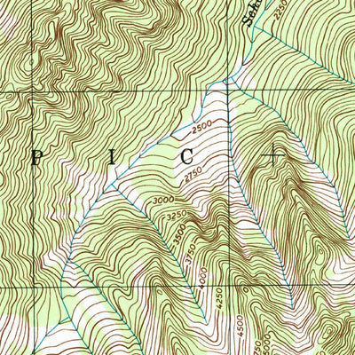 United States Geological Survey Mount Carrie, WA (1999, 24000-Scale) digital map