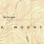 United States Geological Survey Mount Carrigain, NH (1987, 24000-Scale) digital map
