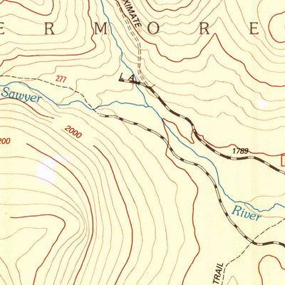 United States Geological Survey Mount Carrigain, NH (1995, 24000-Scale) digital map