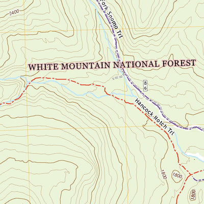 United States Geological Survey Mount Carrigain, NH (2021, 24000-Scale) digital map