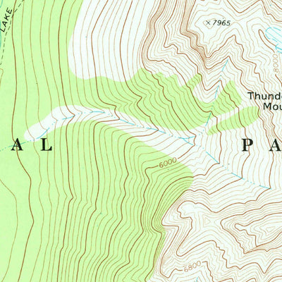 United States Geological Survey Mount Carter, MT (1968, 24000-Scale) digital map