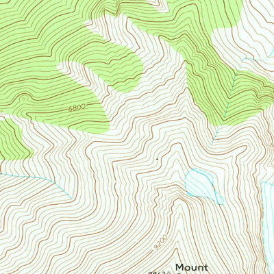 United States Geological Survey Mount Carter, MT (1968, 24000-Scale) digital map