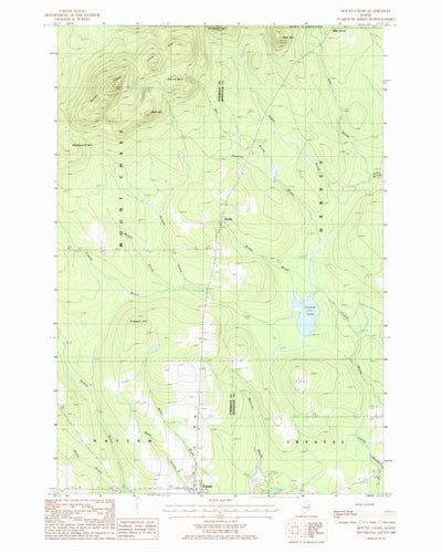 United States Geological Survey Mount Chase, ME (1986, 24000-Scale) digital map