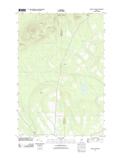 United States Geological Survey Mount Chase, ME (2011, 24000-Scale) digital map