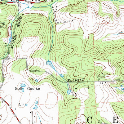 United States Geological Survey Mount Chestnut, PA (1964, 24000-Scale) digital map