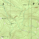 United States Geological Survey Mount Chittenden, WY (1989, 24000-Scale) digital map