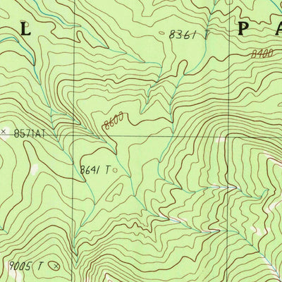 United States Geological Survey Mount Chittenden, WY (1989, 24000-Scale) digital map