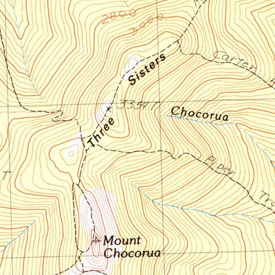 United States Geological Survey Mount Chocorua, NH (1987, 24000-Scale) digital map