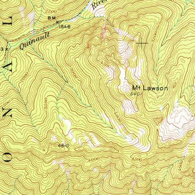 United States Geological Survey Mount Christie, WA (1947, 62500-Scale) digital map