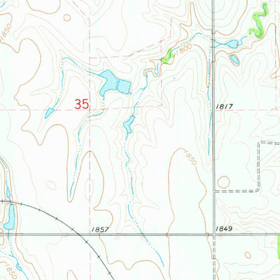United States Geological Survey Mount Clare, NE (1974, 24000-Scale) digital map