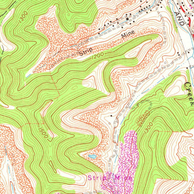 United States Geological Survey Mount Clare, WV (1961, 24000-Scale) digital map