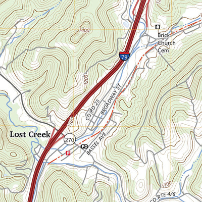 United States Geological Survey Mount Clare, WV (2023, 24000-Scale) digital map
