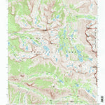 United States Geological Survey Mount Clarence King, CA (1994, 24000-Scale) digital map