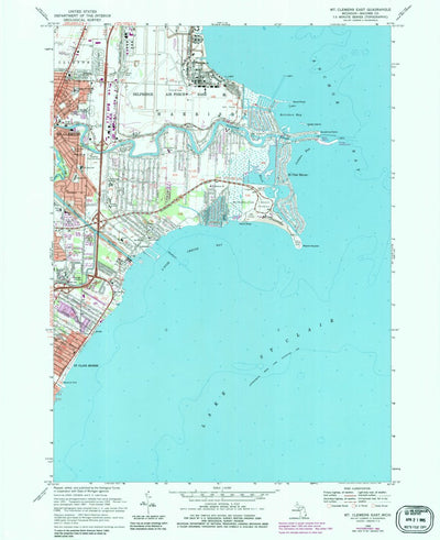 United States Geological Survey Mount Clemens East, MI (1968, 24000-Scale) digital map