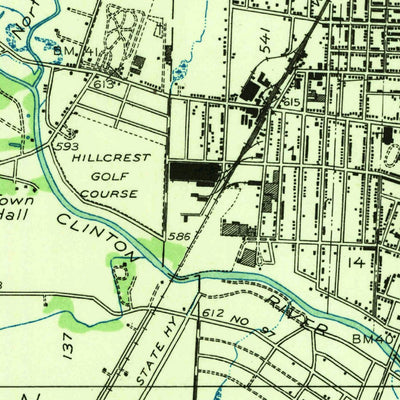 United States Geological Survey Mount Clemens West, MI (1936, 31680-Scale) digital map