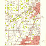 United States Geological Survey Mount Clemens West, MI (1952, 24000-Scale) digital map