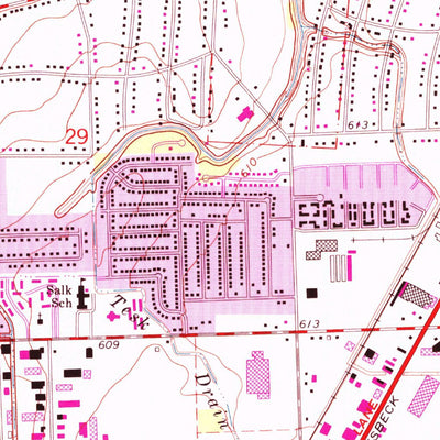 United States Geological Survey Mount Clemens West, MI (1968, 24000-Scale) digital map