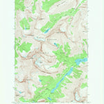 United States Geological Survey Mount Cleveland, MT (1968, 24000-Scale) digital map