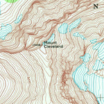 United States Geological Survey Mount Cleveland, MT (1968, 24000-Scale) digital map