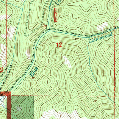 United States Geological Survey Mount Coeur D'Alene, ID (1996, 24000-Scale) digital map