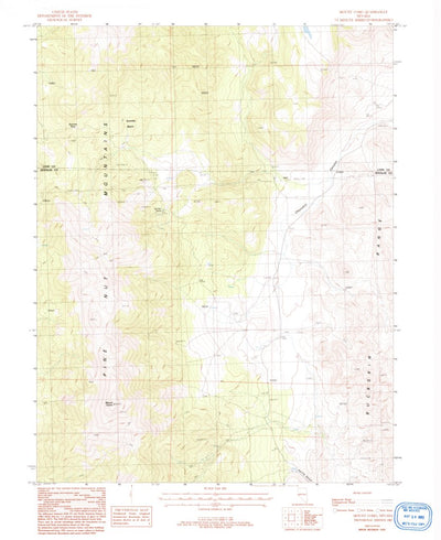 United States Geological Survey Mount Como, NV (1987, 24000-Scale) digital map