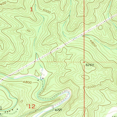 United States Geological Survey Mount Coolidge, SD (1955, 24000-Scale) digital map