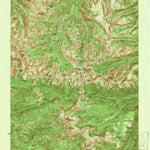 United States Geological Survey Mount Cowen, MT (1943, 62500-Scale) digital map