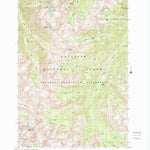 United States Geological Survey Mount Cowen, MT (1987, 24000-Scale) digital map