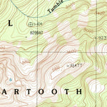 United States Geological Survey Mount Cowen, MT (1987, 24000-Scale) digital map