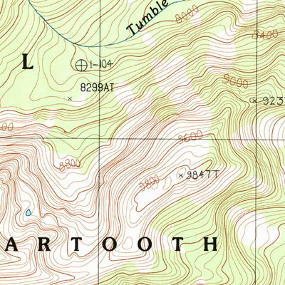 United States Geological Survey Mount Cowen, MT (1987, 24000-Scale) digital map