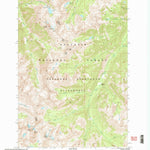 United States Geological Survey Mount Cowen, MT (2000, 24000-Scale) digital map