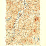 United States Geological Survey Mount Cube, NH-VT (1933, 62500-Scale) digital map
