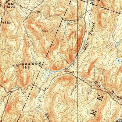 United States Geological Survey Mount Cube, NH-VT (1933, 62500-Scale) digital map