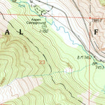 United States Geological Survey Mount Dana, CA (1992, 24000-Scale) digital map