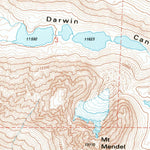 United States Geological Survey Mount Darwin, CA (1983, 24000-Scale) digital map