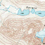 United States Geological Survey Mount Darwin, CA (1994, 24000-Scale) digital map