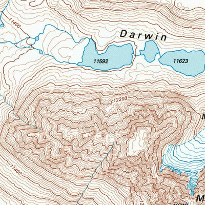 United States Geological Survey Mount Darwin, CA (1994, 24000-Scale) digital map